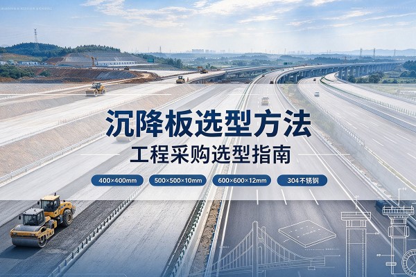攀枝花沉降板选择方法