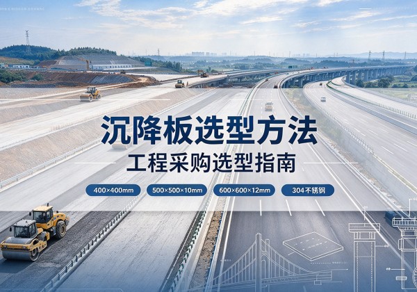 攀枝花沉降板选择方法