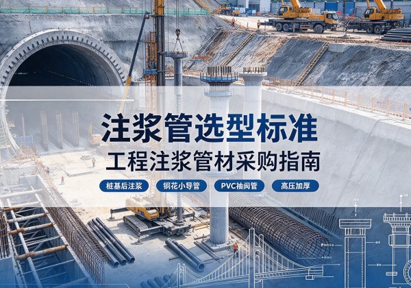 攀枝花注浆管选型标准